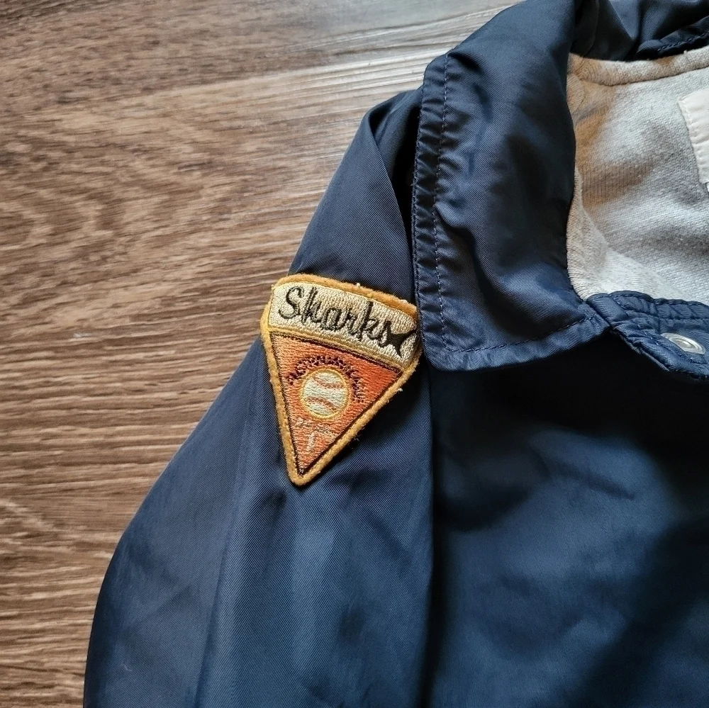 Baby Gap Boys Light Weight Navy Baseball Themed Jacket 12-18mo